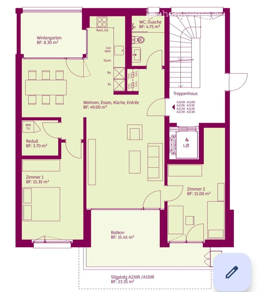 Appartement 3.5 pièces à louer dans "Peter Pan" à Wohlen AG