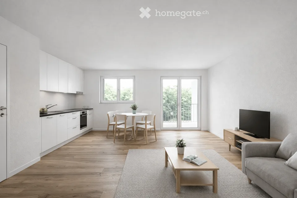 Moderne 2.5-Zimmer-Neubauwohnung mit Balkon in Bülach