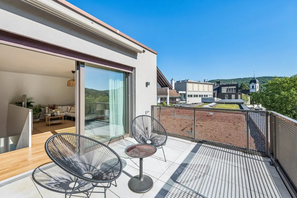 Living on three levels with private terrace and workspace – Your new home in the heart of Baden – photo 8 of 8
