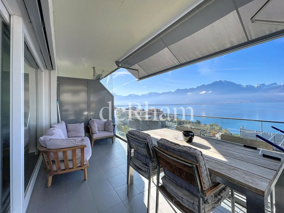 Montreux - appartement de 3.5 pièces avec vue imprenable!