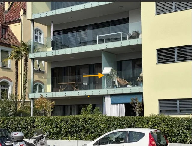 Luminoso appartamento di 2.5 locali con vista panoramica a Muralto
