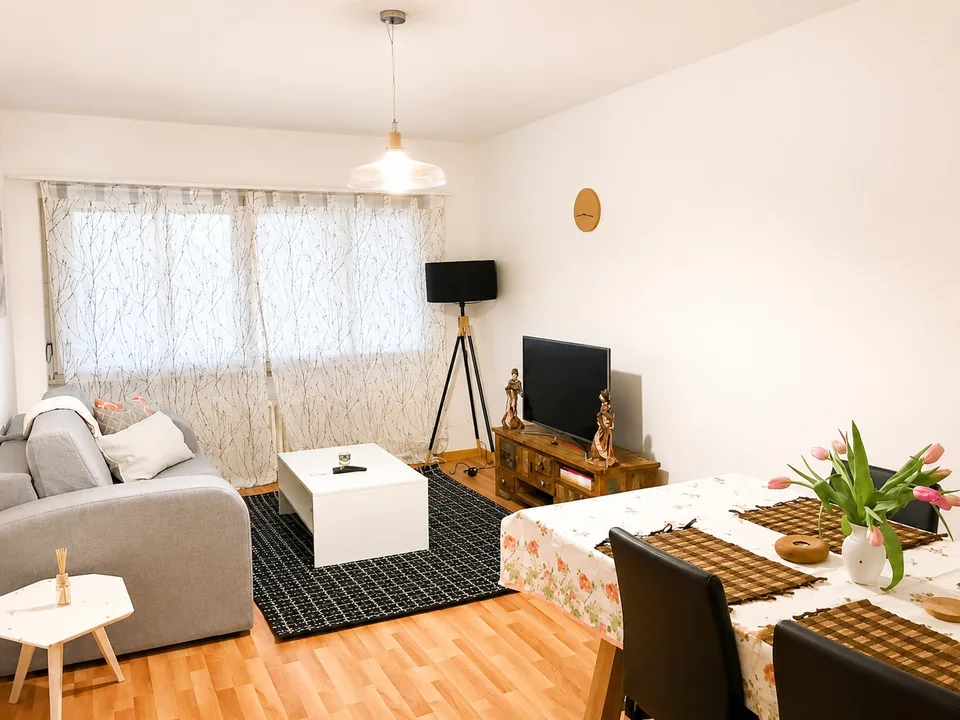 ✨ Furnished 2.5-Room Apartment with Balcony  3rd Floor, Right  Riehenring 143, 4058 Basel