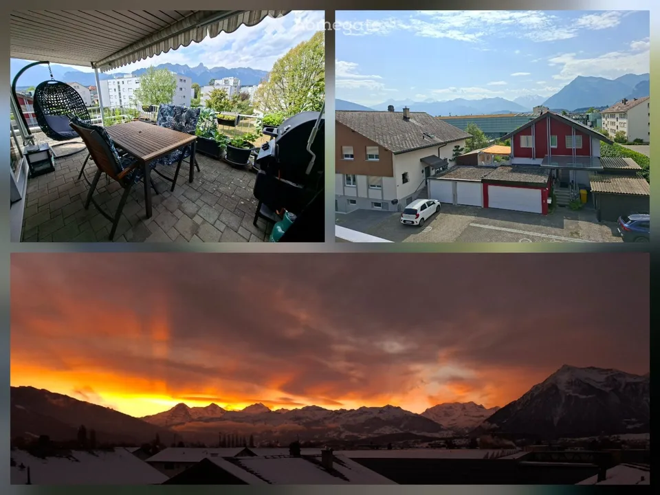 Appartamento mansardato arredato con panorama alpino (termine limitato)