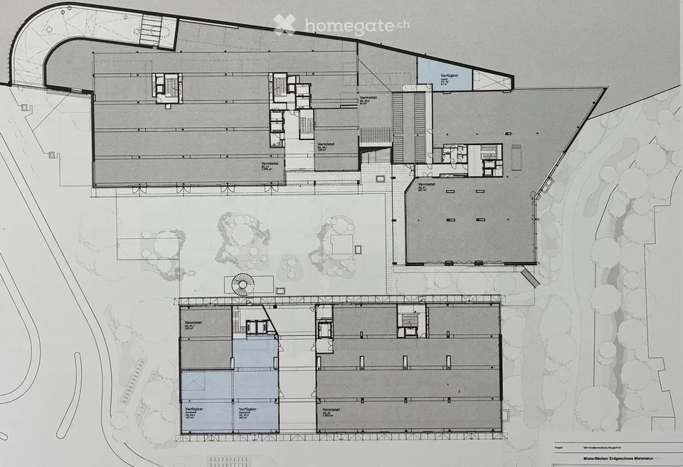 Derniers espaces de location commerciale et de vente modernes dans le nouveau bâtiment Beugenhof à Meilen