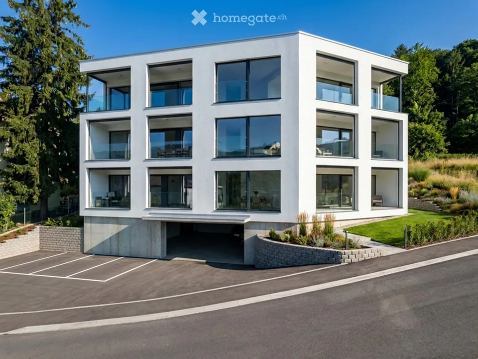 Penthouse de luxe avec vue panoramique à Ponte Tresa – Nouvelle construction 2026