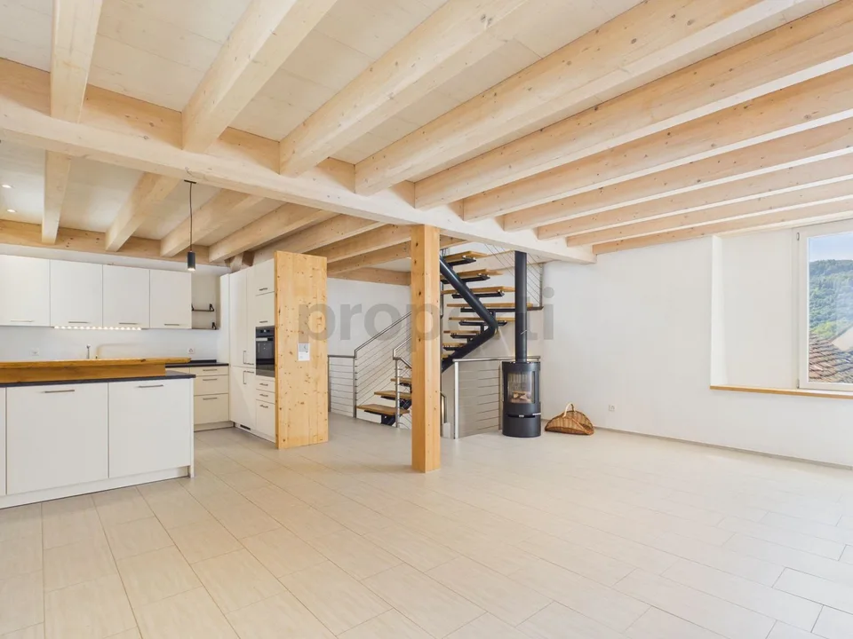 Moderner Loft-Stil, sonnige Lage und naturnahes Wohngefühl