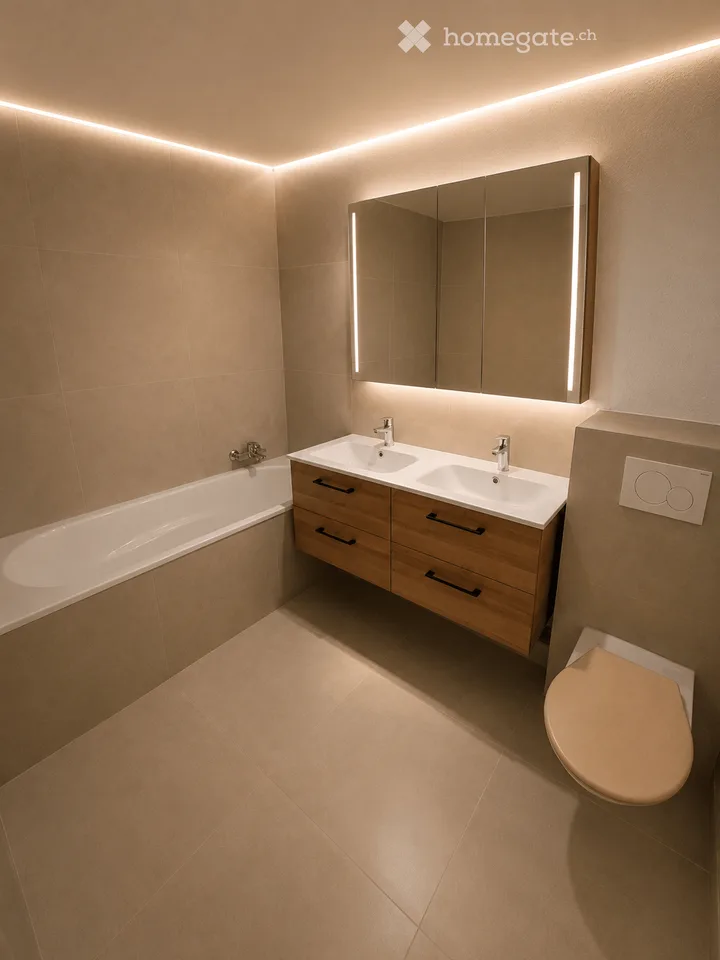 Appartement-maisonnette spacieux de 6 pièces à Aarburg – avec balcon et belle vue