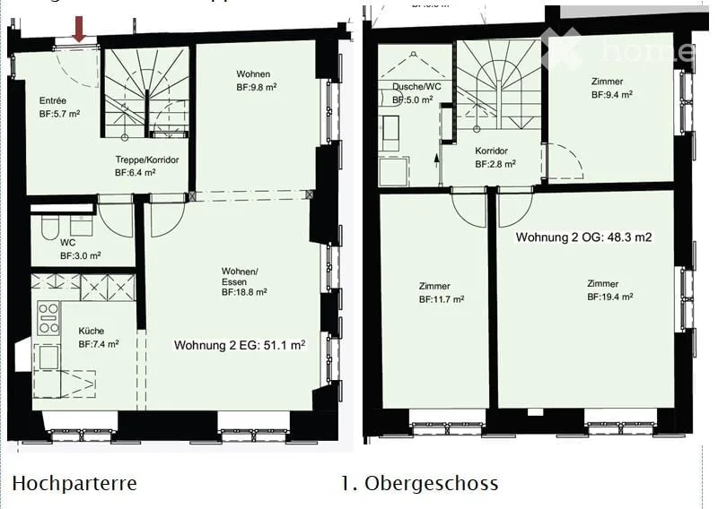 Duplex/Maisonette Apartment in Meilen