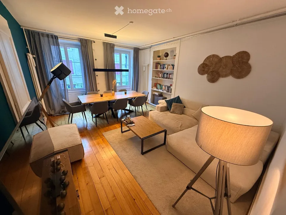 Appartement traversant de 3,5 pièces à Cossonay-Ville
