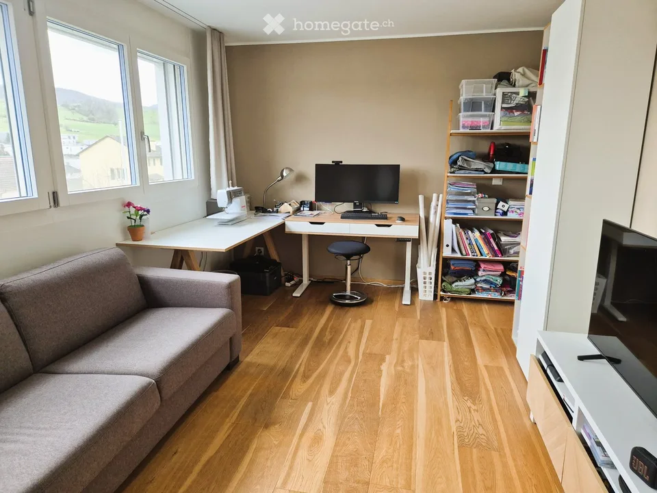 Modern 5.5-room semi-detached house with sunny terrace and garden