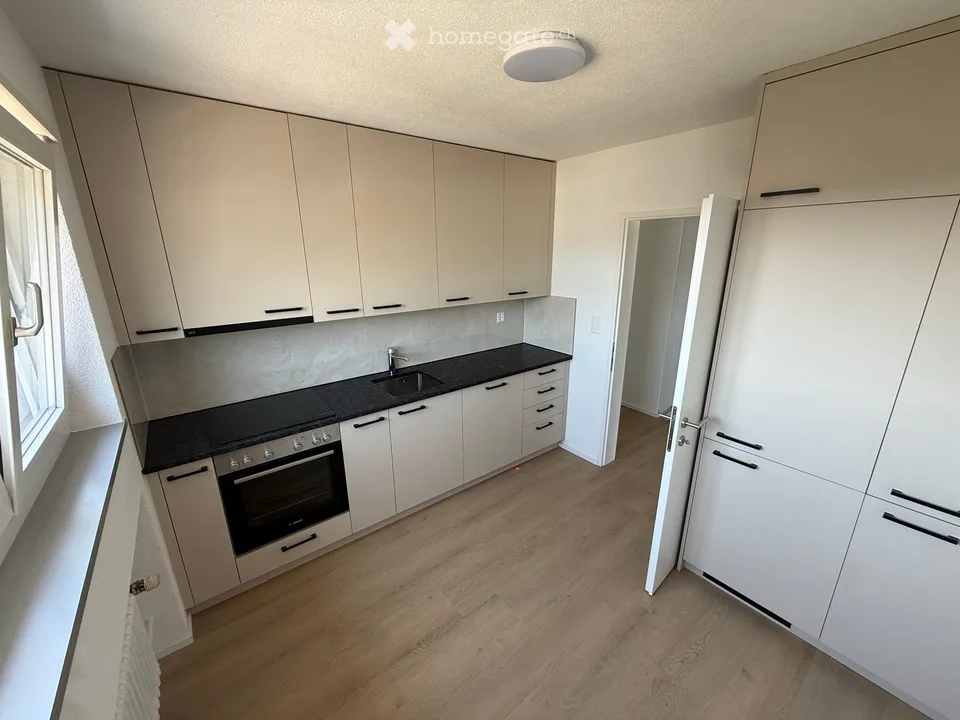 Appartement de 3,5 pièces complètement rénové avec vue panoramique