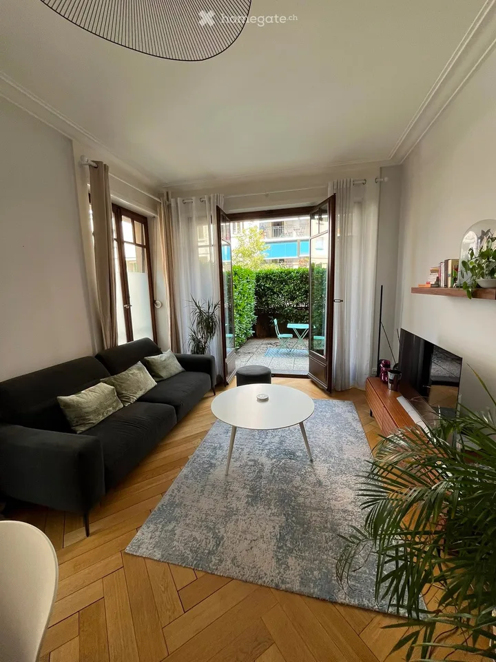 Appartement avec jardin et parking à Champel (4 pcs - 82 m2)