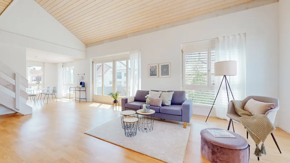 Appartement en galerie spacieux au centre de Kirchberg