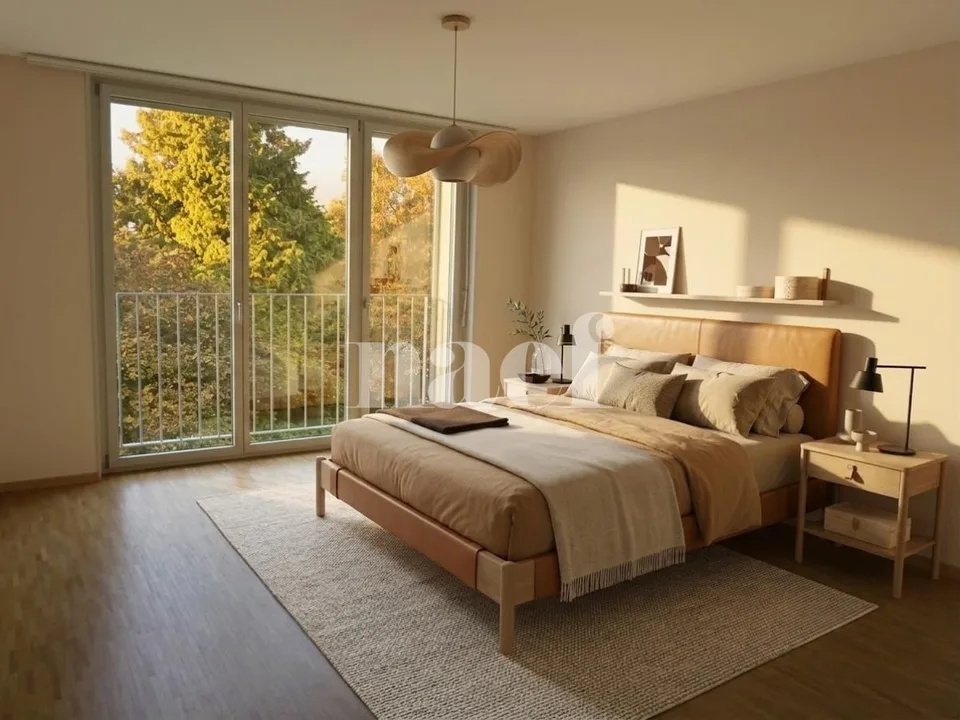 Schönes helles 4.5-Zimmer-Apartment im 3. Stock mit Balkonen