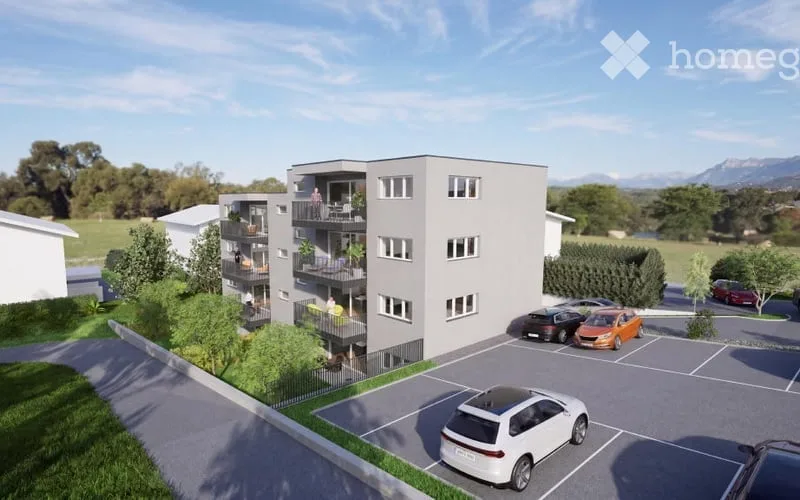 Neue 3.5-Zimmer-Wohnung mit Aussicht und Balkon in Réchy