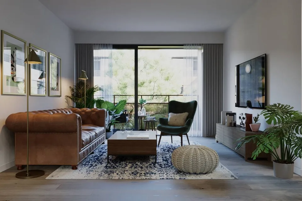 4.5 pièces traversant contemporain au rez avec deux belles terrasses