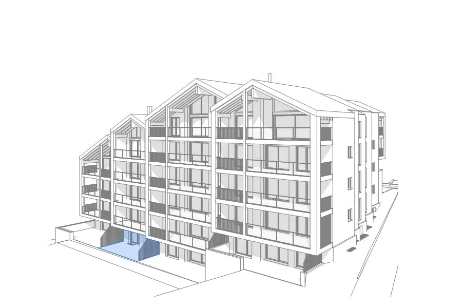 Appartamento moderno 2.5 locali a Zermatt – Edificio nuovo con fascino di montagna