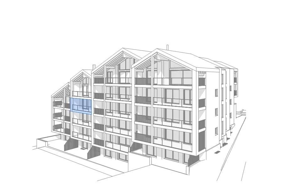 Moderne 2.5-Zimmer-Neubauwohnung mit Balkon in Zermatt