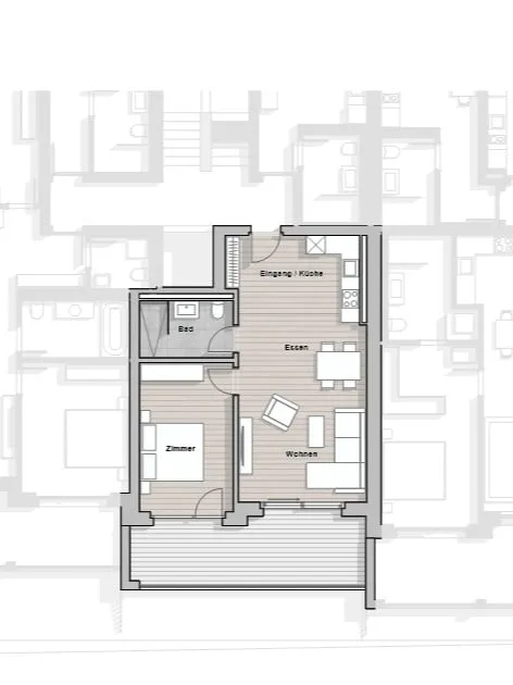 Moderne 2.5-Zimmer-Wohnung im Neubau mitten in Zermatt
