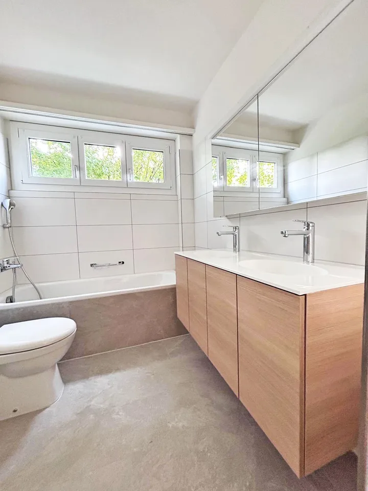 Appartement terrasse rénové récemment avec vue sur l'Uetliberg