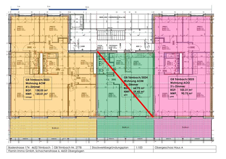 Plusieurs appartements en investissement à Trimbach à vendre !