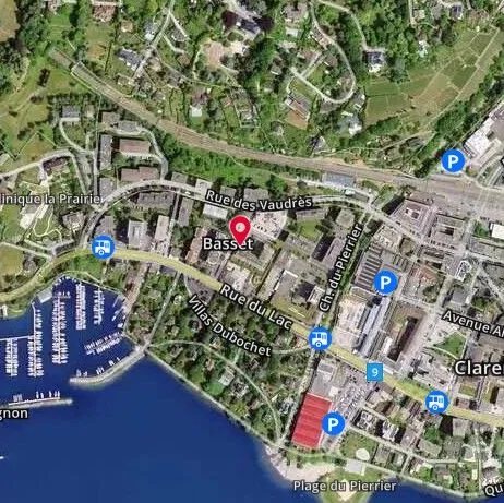 *Appartement au Rez avec place de parc et cave*
