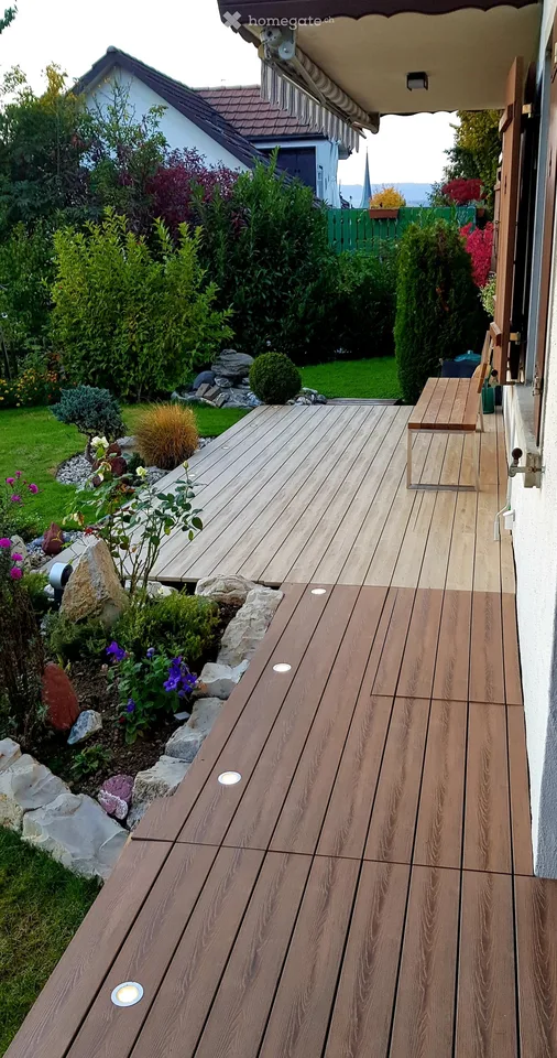 Appartement de jardin 3 1/2 pièces (reconvertible en 4 1/2 pièces) avec double place de parking dans le garage souterrain