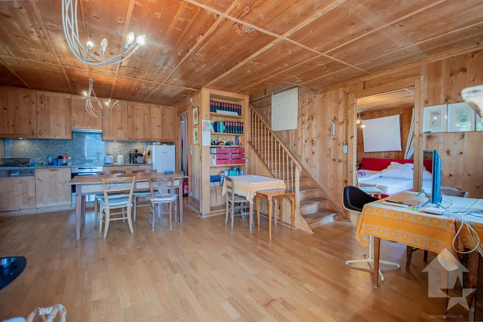 Duplex avec vue exceptionnelle sur le glacier du Trient