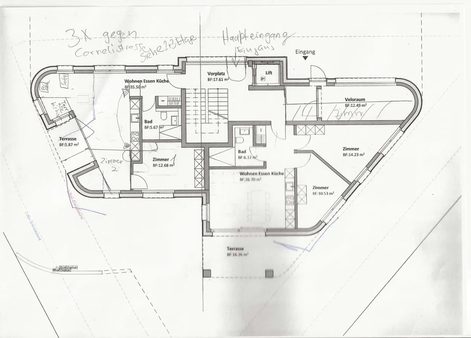 Erstvermietung 2 1/2-Zimmer Wohnung