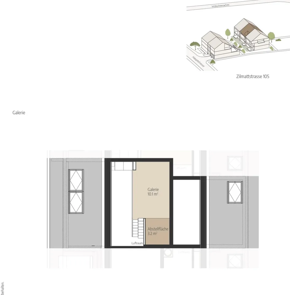 Moderne 2.5-Zimmer-Galeriewohnung