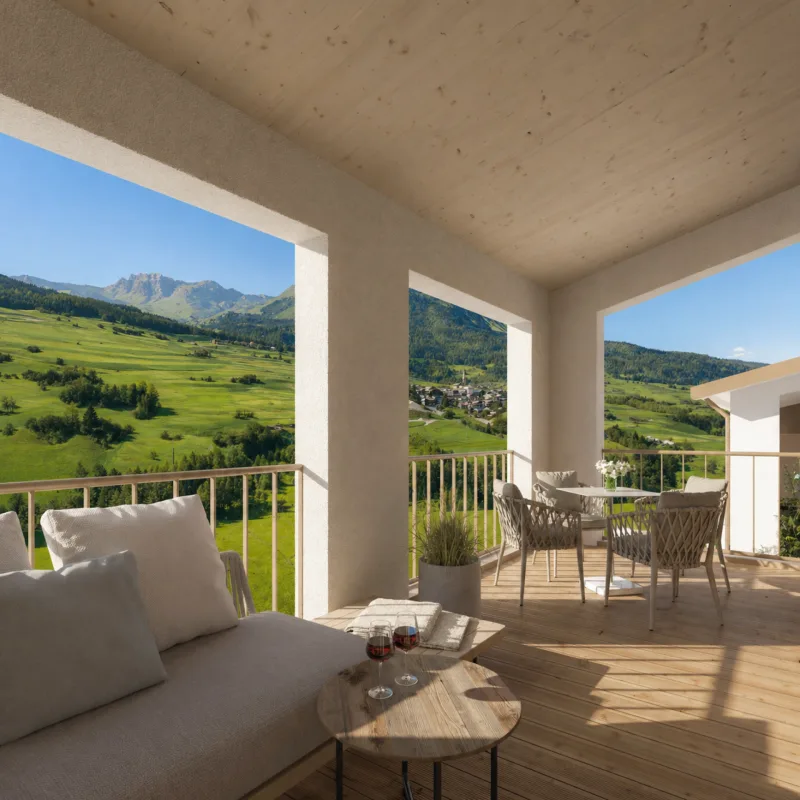 Una casa tra panorama di montagna e qualità della vita – foto 9 di 11