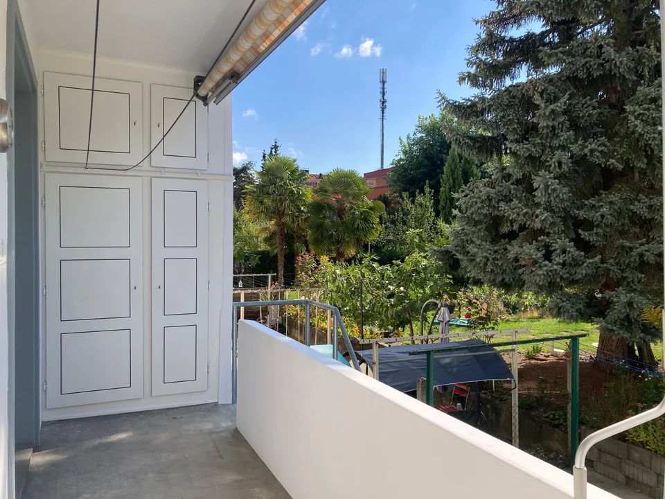 Charmante 3-Zimmerwohnung mit sonnigem Balkon und Zutritt zum Garten!