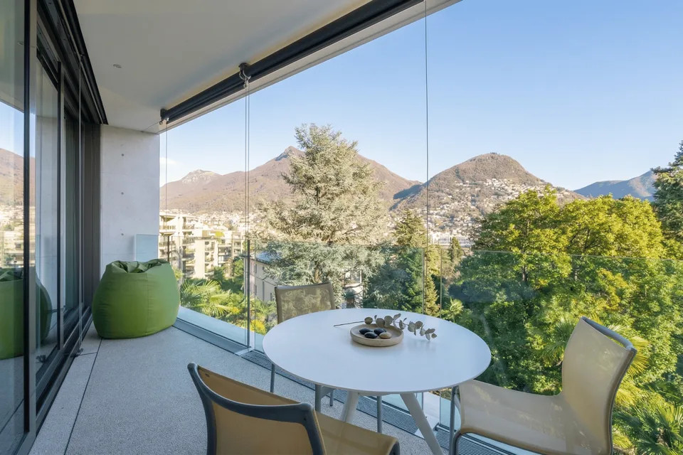 Lugano Elegante Appartamento 3.5 Locali Vista Lago – foto 12 di 19
