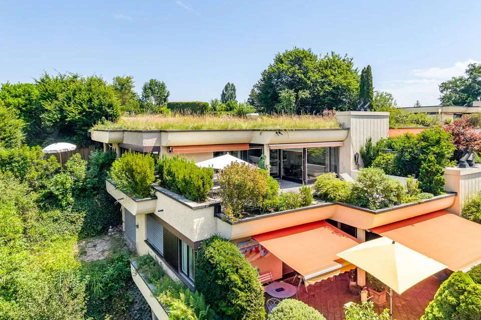 Appartement terrasse spacieux 5½-pièces avec vue lointaine, intimité et bien-être