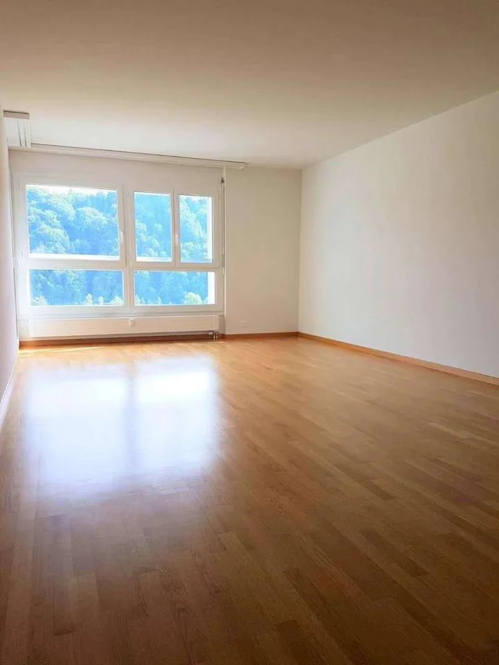 Dream home with a view of the greenery and Lake Wohlensee!