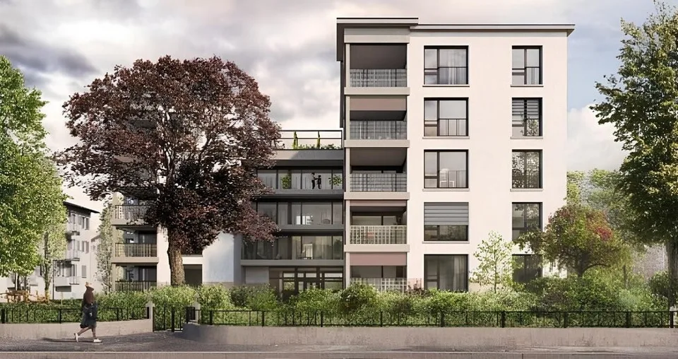 Moderne 2.5 Zimmerwohnung mit grosszügigem Balkon an zentraler Lage.