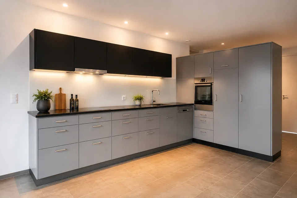Modern 4.5 room ground floor apartment with garden in Eichberg