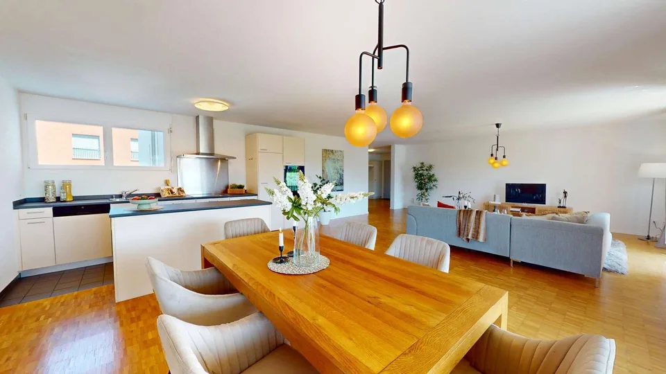 Quality of life on the Rhine - ownership apartment with garden area in Dachsen
