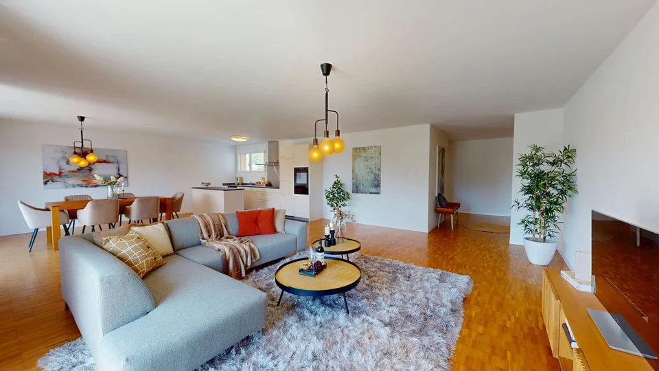 Quality of life on the Rhine - ownership apartment with garden area in Dachsen