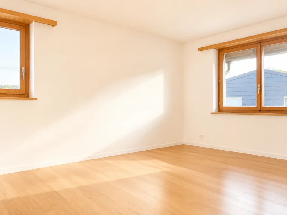 Helle 4.5-Zimmer-Wohnung mit Cheminée und Balkon an ruhiger Lage in Bichwil