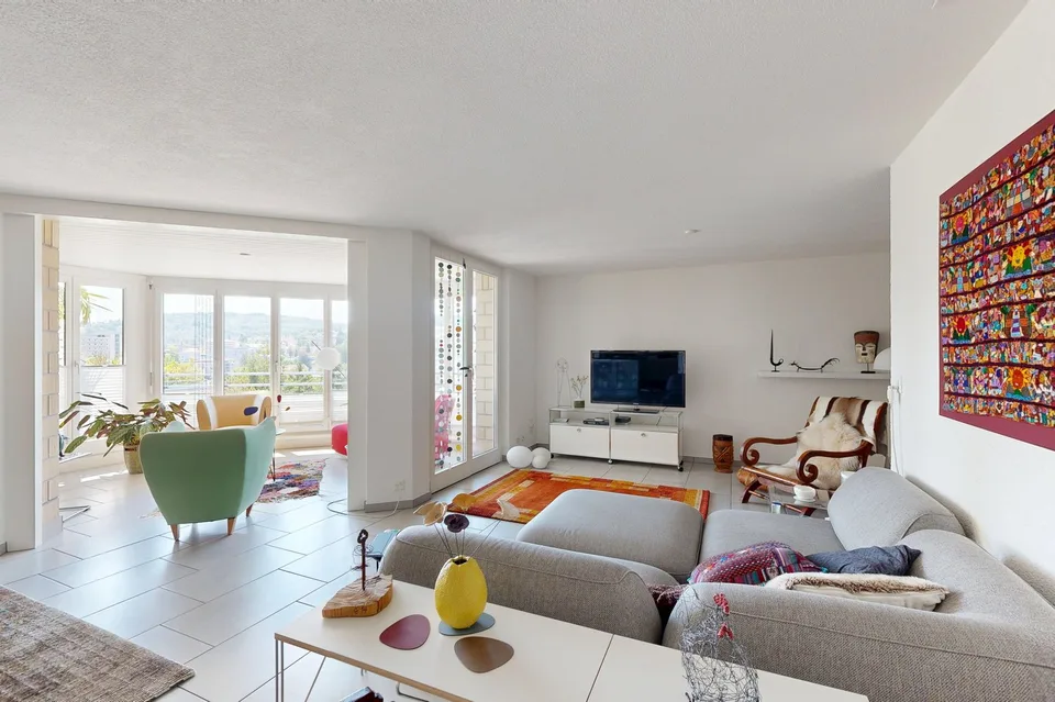 3.5-Zimmer Maisonettewohnung mit unverbaubarem Ausblick