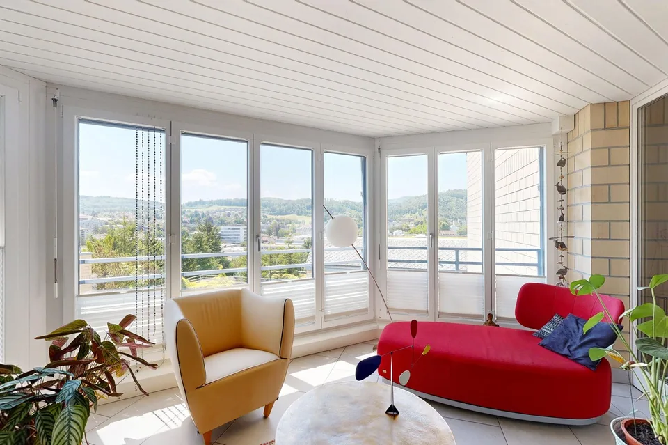 3.5-Zimmer Maisonettewohnung mit unverbaubarem Ausblick