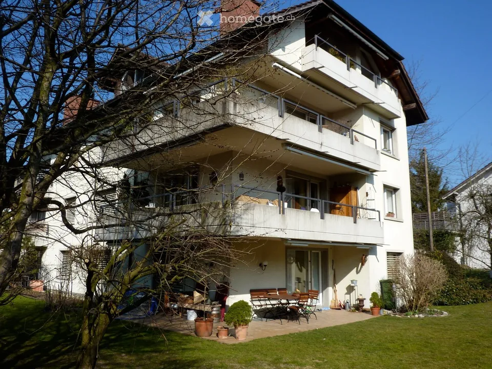4 1/2  Zi  Parterre Wohnung mit Gartensitzplatz (25m2) in Altstadtnähe