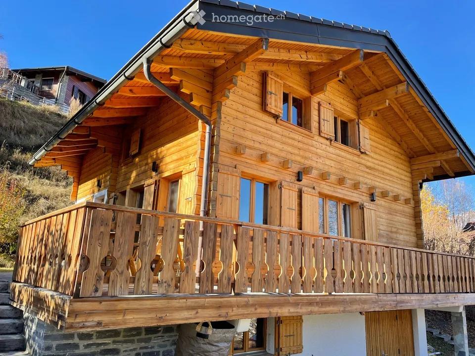 Affascinante chalet di 5 locali con vista panoramica – La Tzoumaz (Domaine des 4 Vallées)