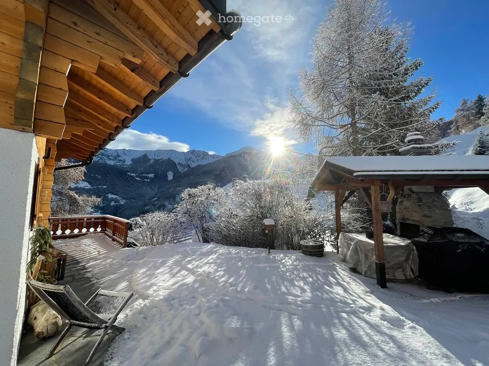 Affascinante chalet di 5 locali con vista panoramica – La Tzoumaz (Domaine des 4 Vallées)