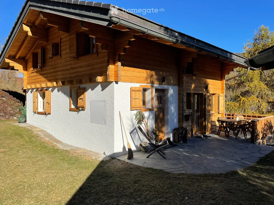 Affascinante chalet di 5 locali con vista panoramica – La Tzoumaz (Domaine des 4 Vallées)
