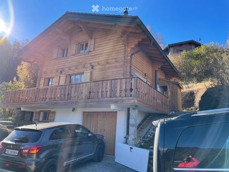 Affascinante chalet di 5 locali con vista panoramica – La Tzoumaz (Domaine des 4 Vallées)