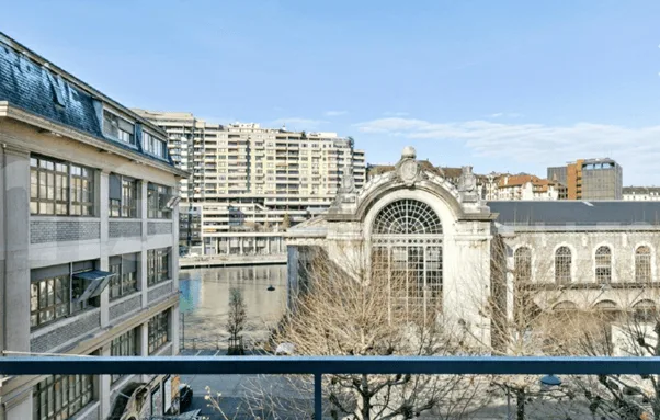 Magnifique appartement lumineux et rénové de 4 pièces – Vue iconique sur le Rhône