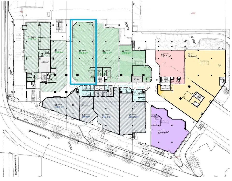 Espace de bureau/commercial/vente à louer au rez-de-chaussée, Quartierzentrum Grünau, ZH-Altstetten