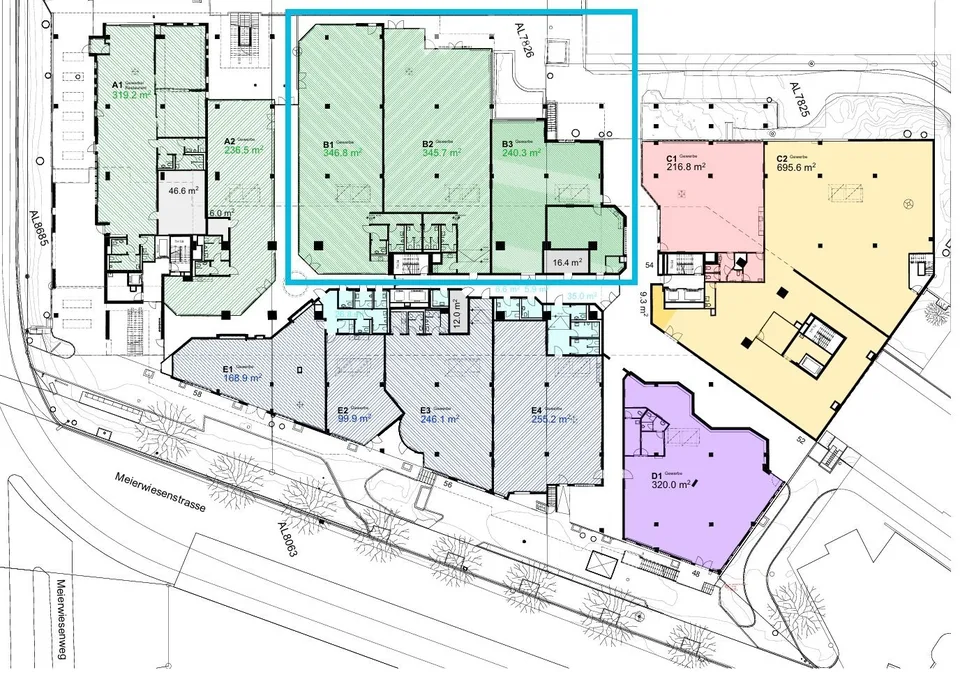 Espace de bureau/commercial/vente à louer au rez-de-chaussée, Quartierzentrum Grünau, ZH-Altstetten